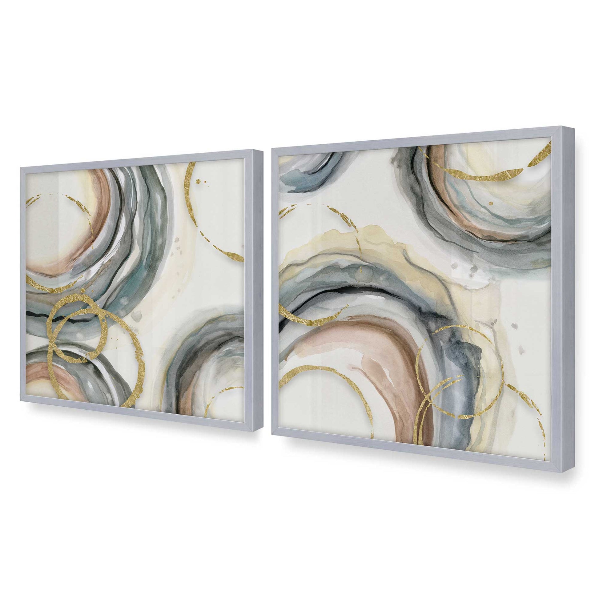 [Color:Polished Chrome], Picture of art in a Polished Chrome frame at an angle