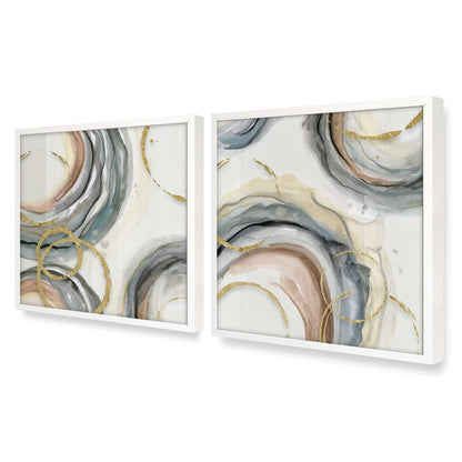 [Color:Opaque White], Picture of art in a Opaque White frame at an angle