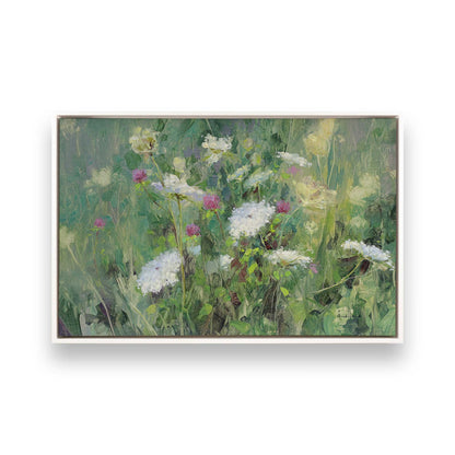 [Color:Opaque White], Picture of art in a White frame