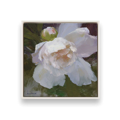 [Color:Opaque White], Picture of art in a White frame