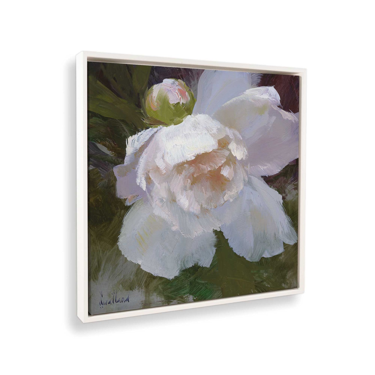 [Color:Opaque White], Picture of the corner of the art