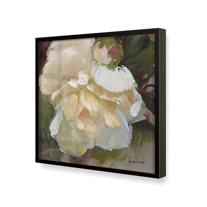 [Color:Satin Black], Picture of art in a Satin Black frame at an angle