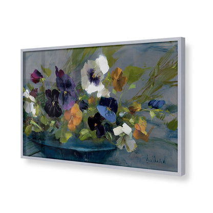 [Color:Polished Chrome], Picture of art in a Polished Chrome frame of the corner