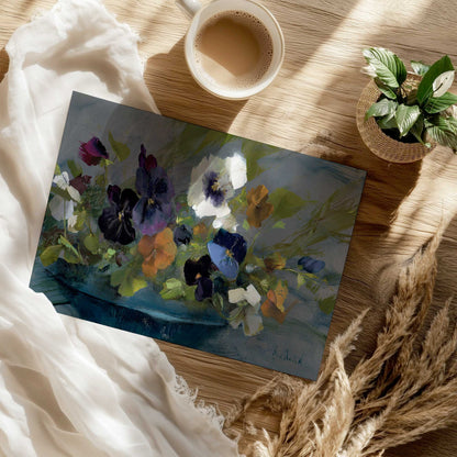 Vivid Pansy Arrangement Print