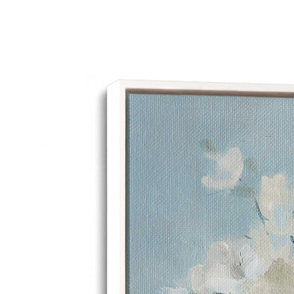 [Color:Opaque White], Picture of art in a White frame at an angle