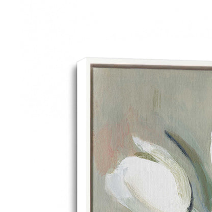 [Color:Opaque White], Picture of art in a White frame at an angle