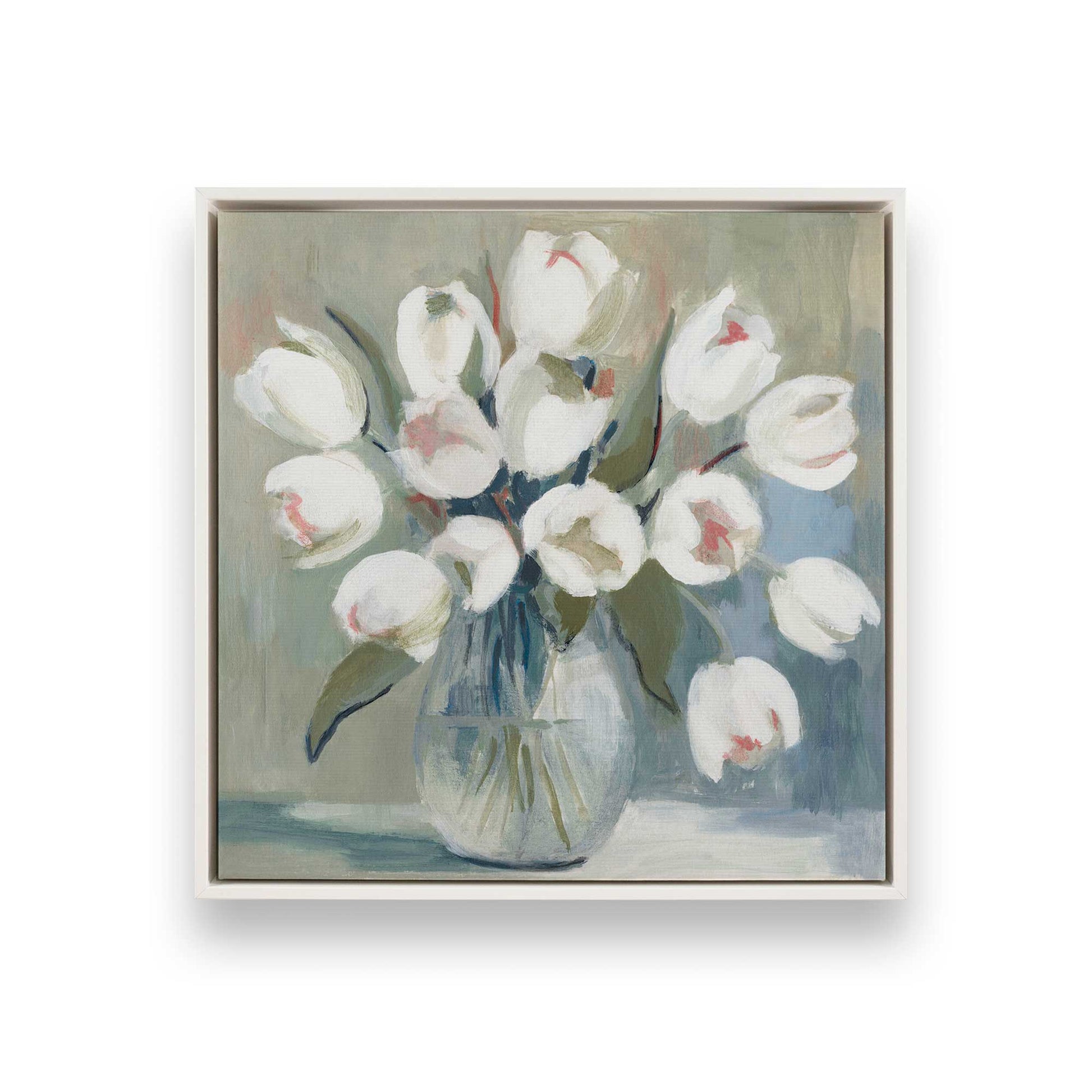 [Color:Opaque White], Picture of art in a White frame