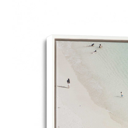 [Color:Opaque White], Picture of art in a White frame at an angle