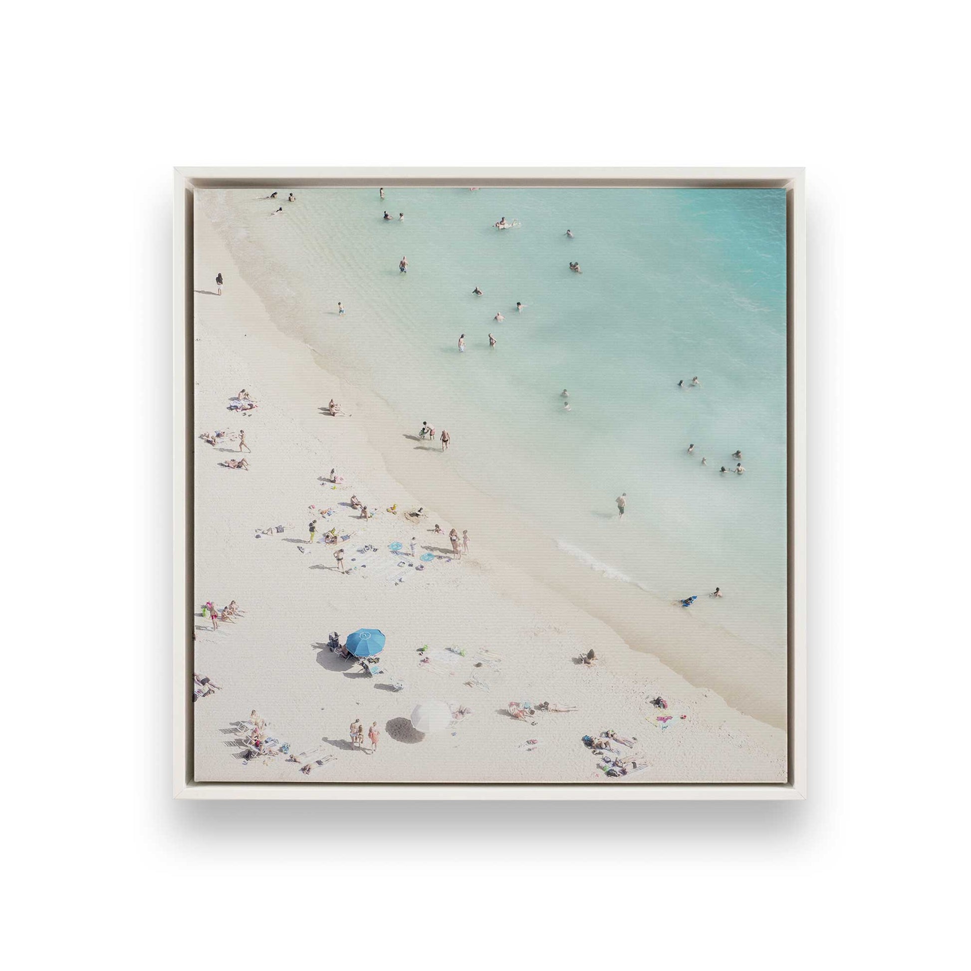 [Color:Opaque White], Picture of art in a White frame