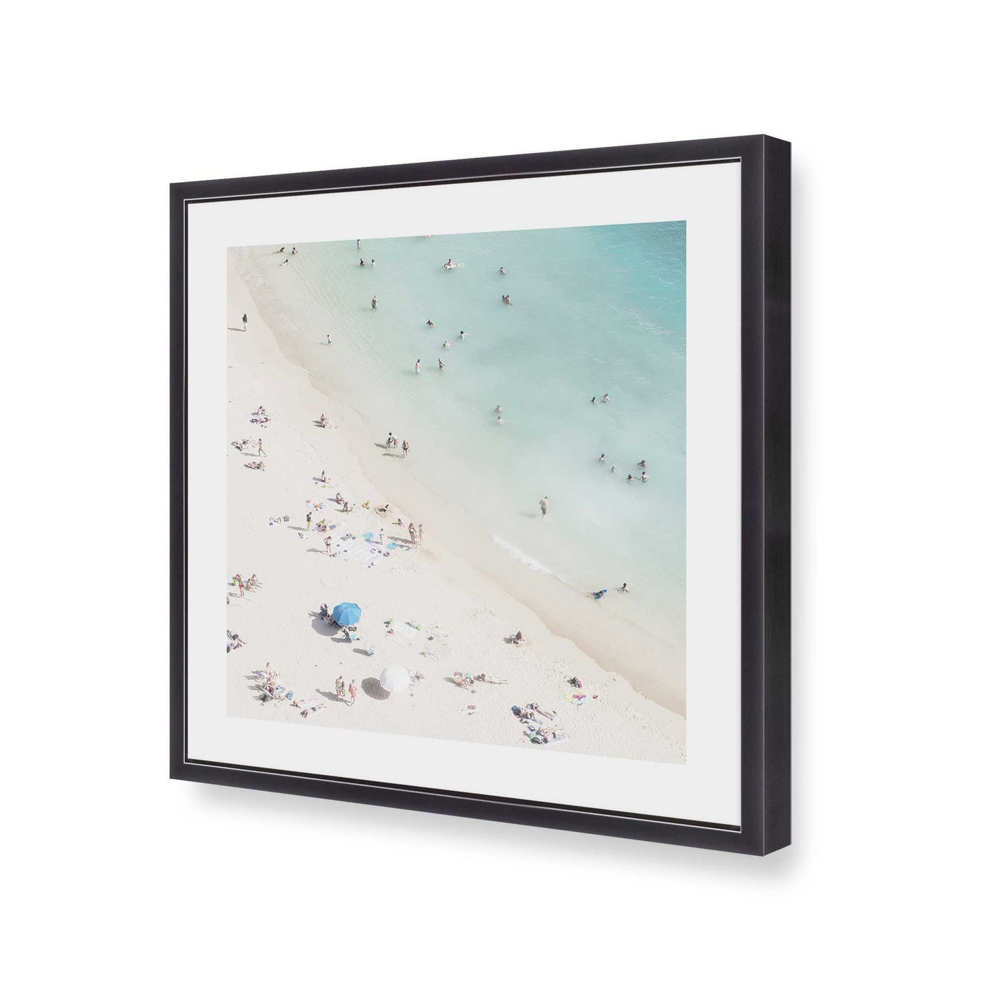[Color:Weathered Zinc], Picture of art in a Weathered Zinc frame at an angle