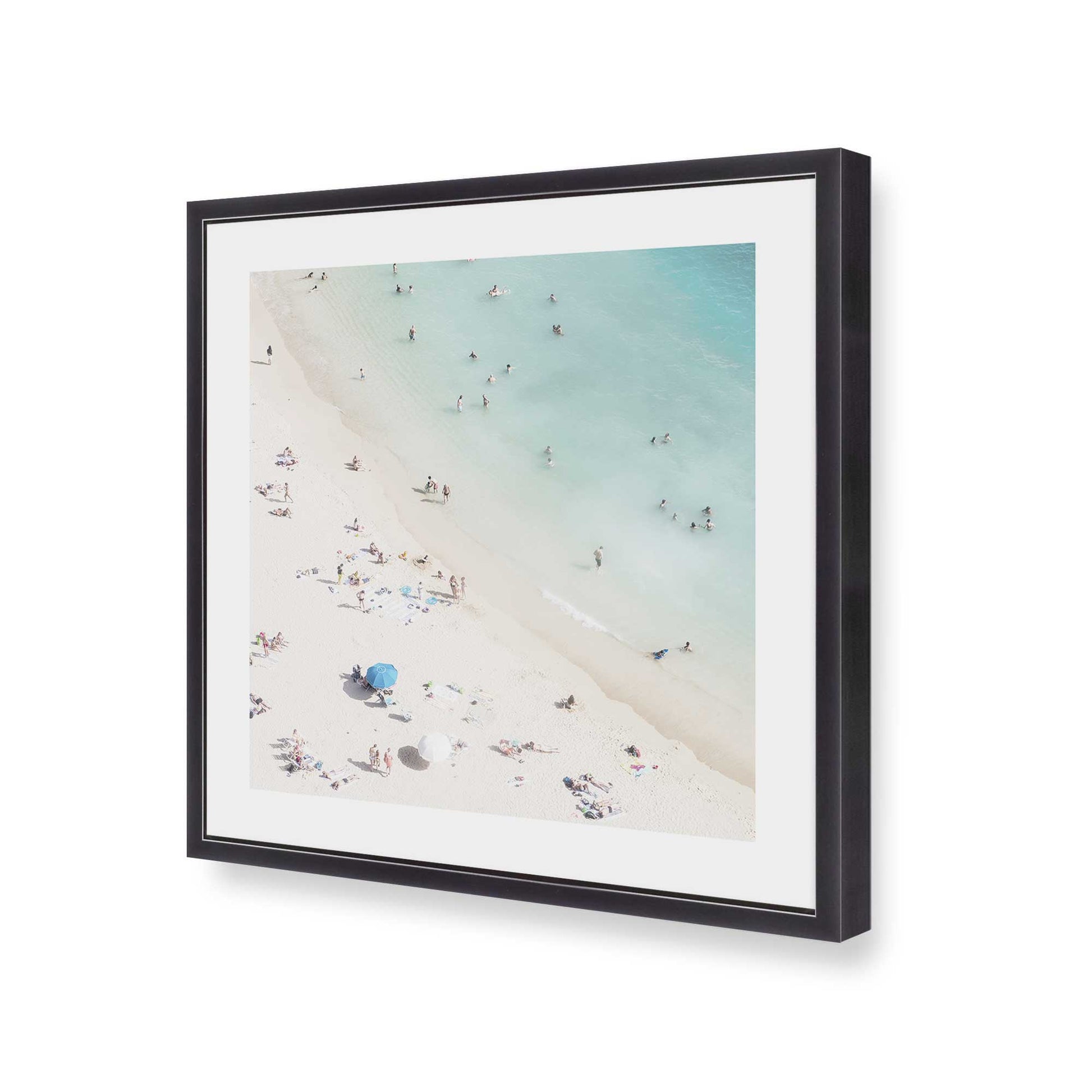 [Color:Weathered Zinc], Picture of art in a Weathered Zinc frame at an angle