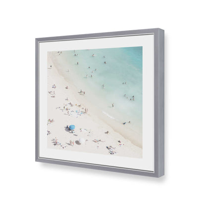 [Color:Polished Chrome], Picture of art in a Polished Chrome frame at an angle