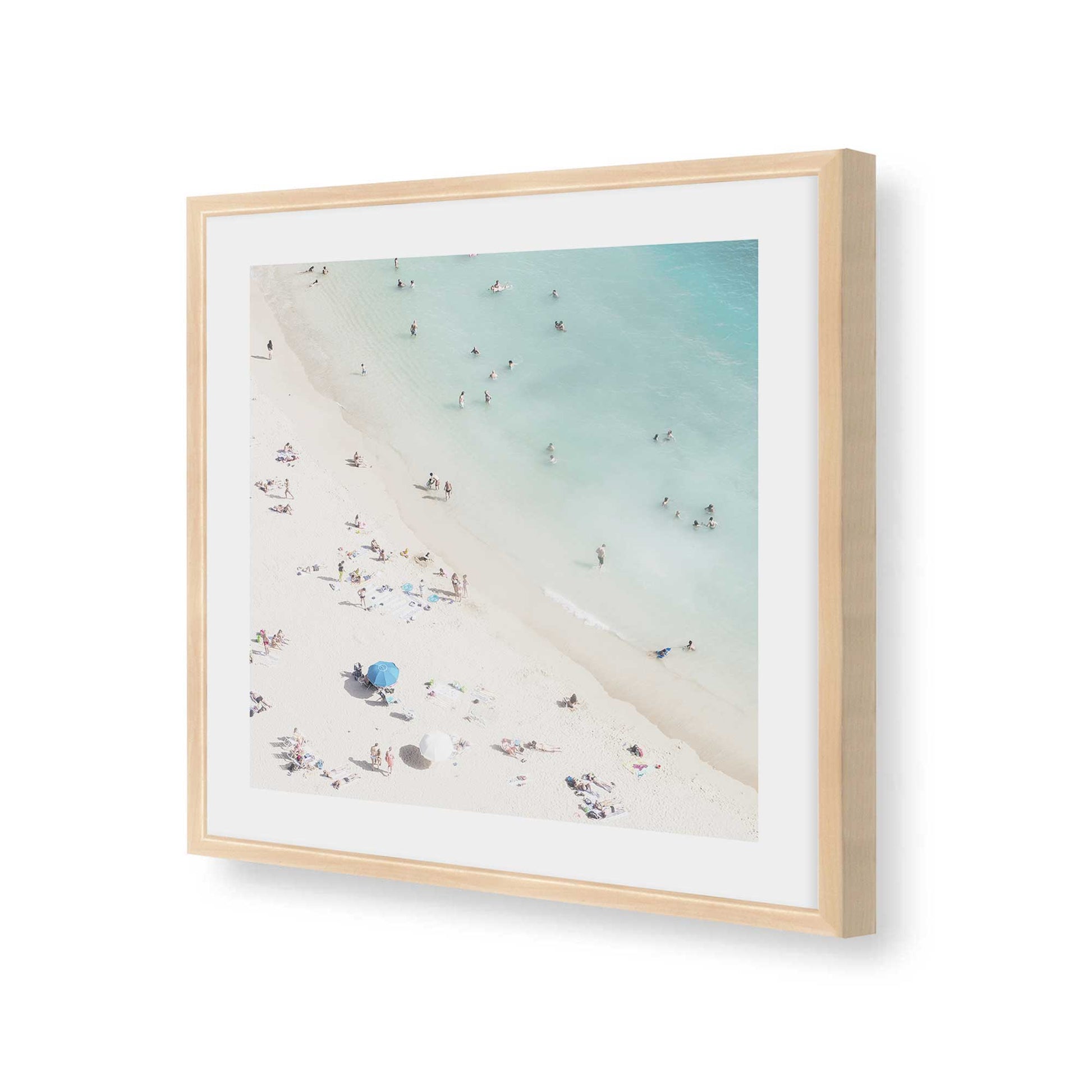 [Color:Raw Maple], Picture of art in a Raw Maple frame at an angle