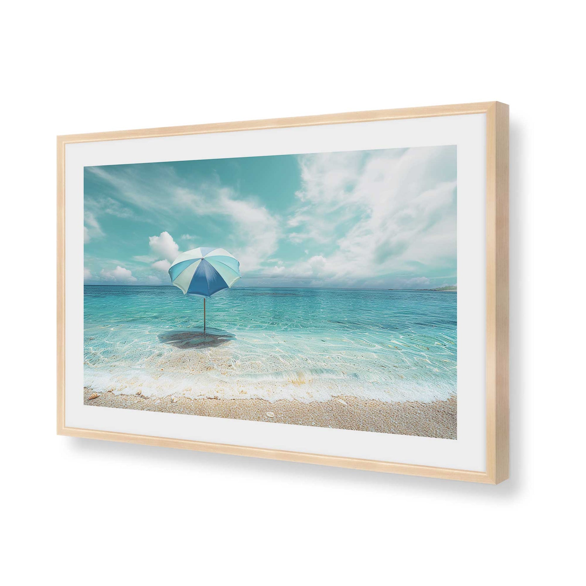 [Color:Raw Maple], Picture of art in a Raw Maple frame of the corner