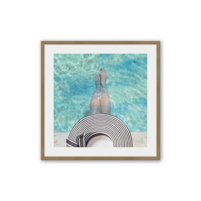 [Color:Brushed Gold], Picture of art in a Brushed Gold frame