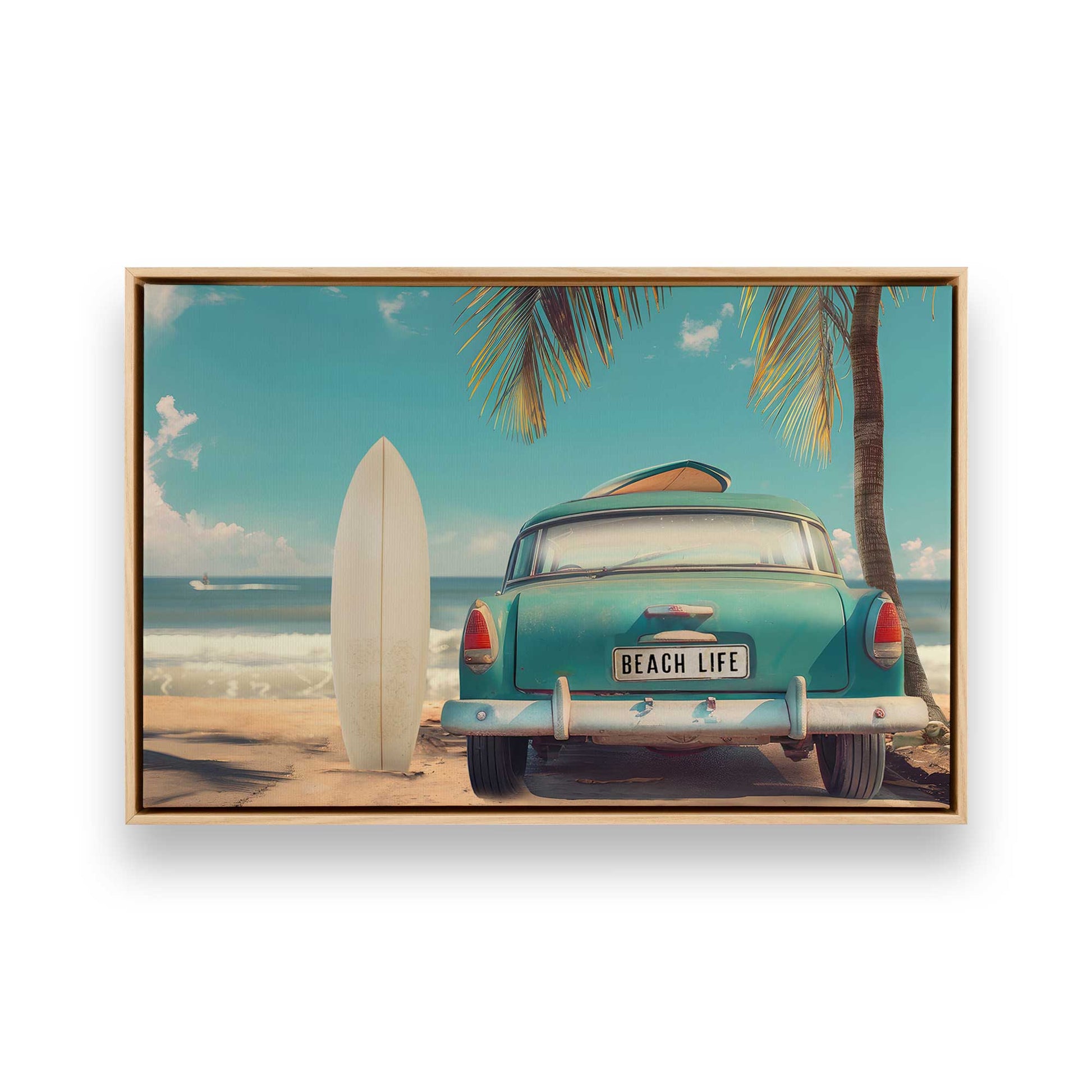 [Color:American Maple], Picture of art in a American Maple frame