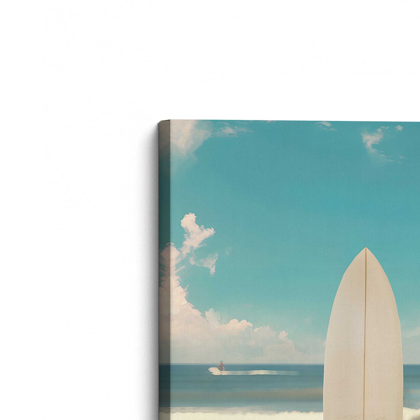 [Color:Stretched Canvas], Picture of the corner of the art