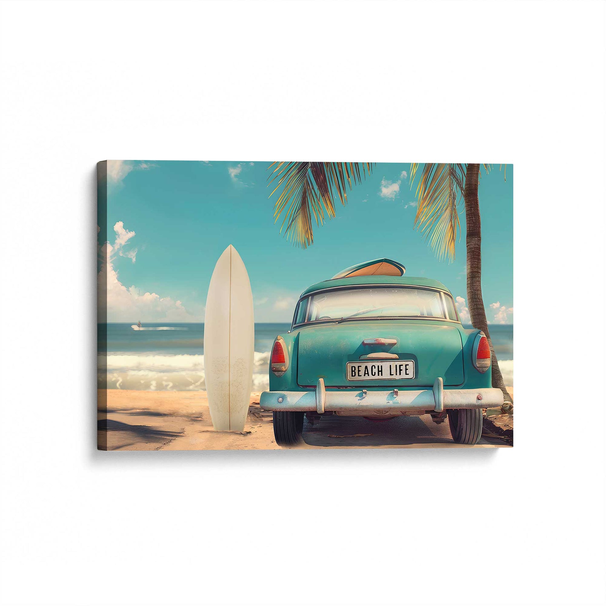 [Color:Stretched Canvas], Picture of art at an angle