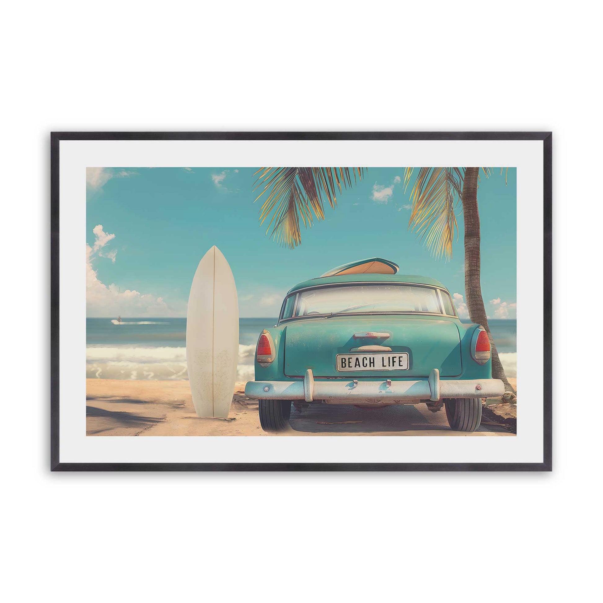 [Color:Weathered Zinc], Picture of art in a Weathered Zinc frame