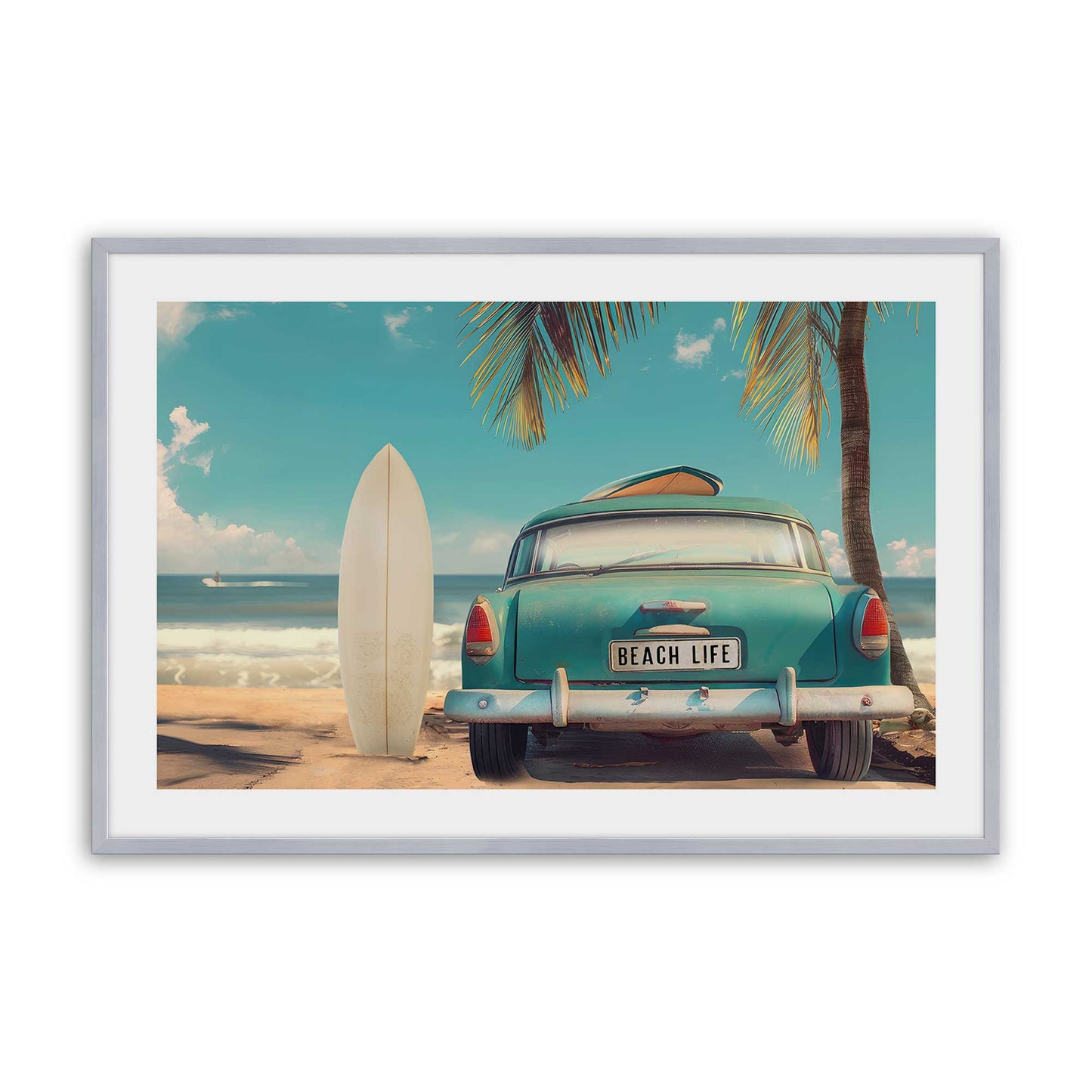 [Color:Polished Chrome], Picture of art in a Polished Chrome frame