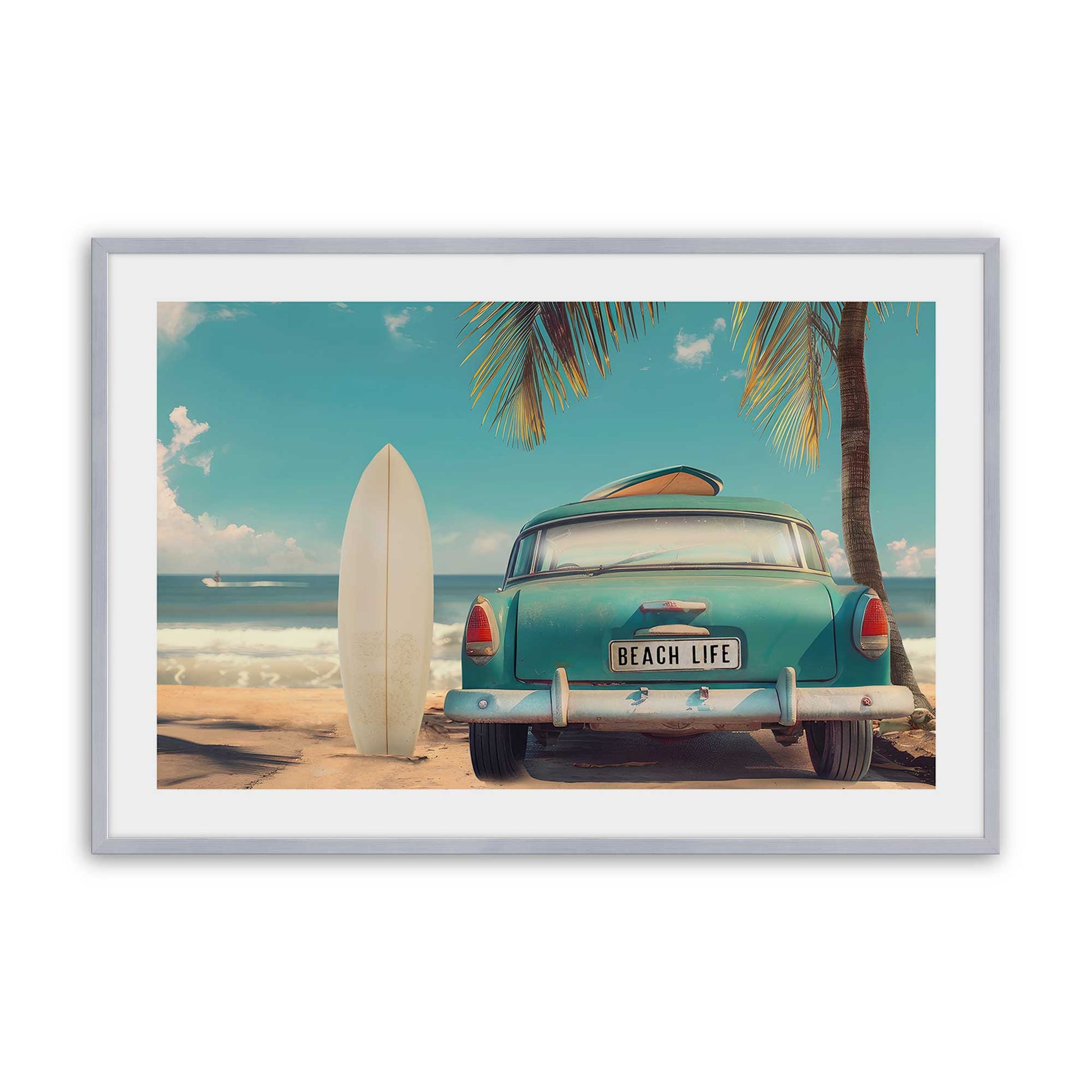 [Color:Polished Chrome], Picture of art in a Polished Chrome frame