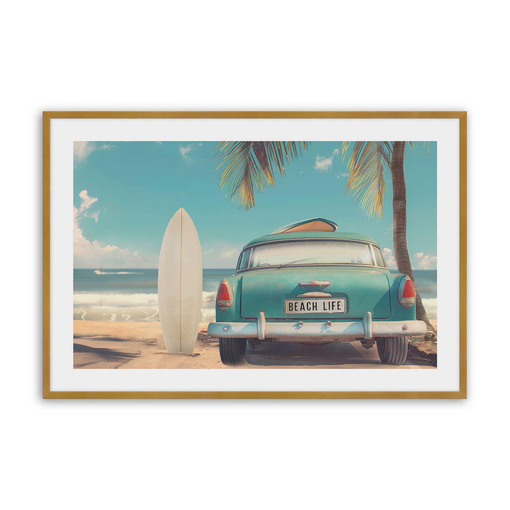 [Color:Polished Gold], Picture of art in a Polished Gold frame