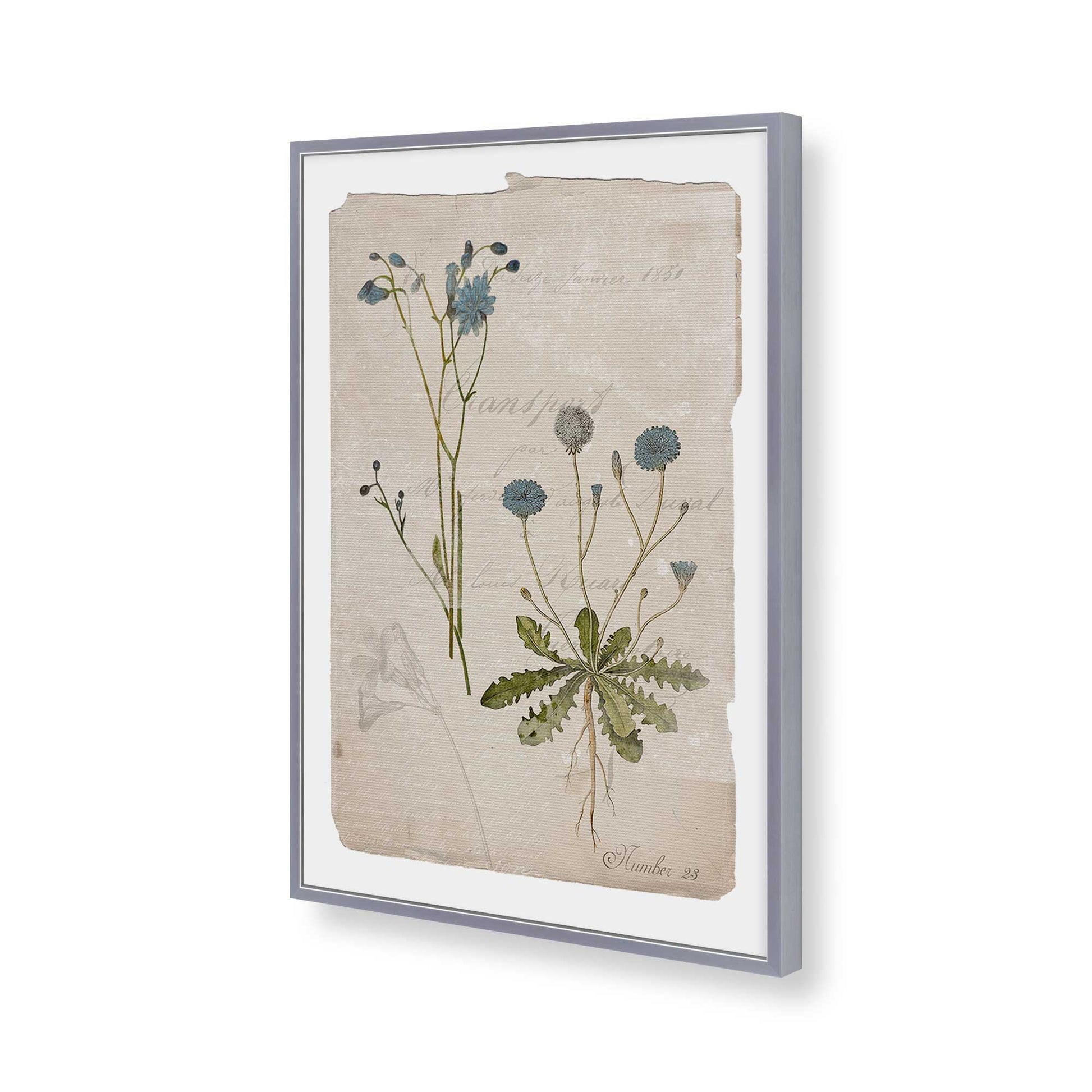 [Color:Polished Chrome], Picture of art in a Polished Chrome frame of the corner