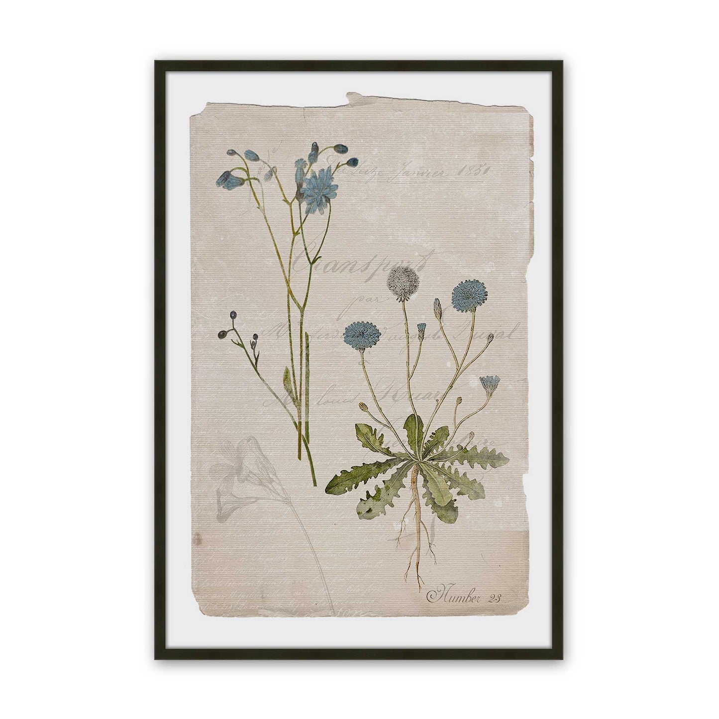 [Color:Satin Black], Picture of art in a Satin Black frame