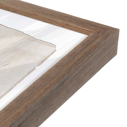 [Color:Walnut], Picture of art in a Walnut frame at an angle