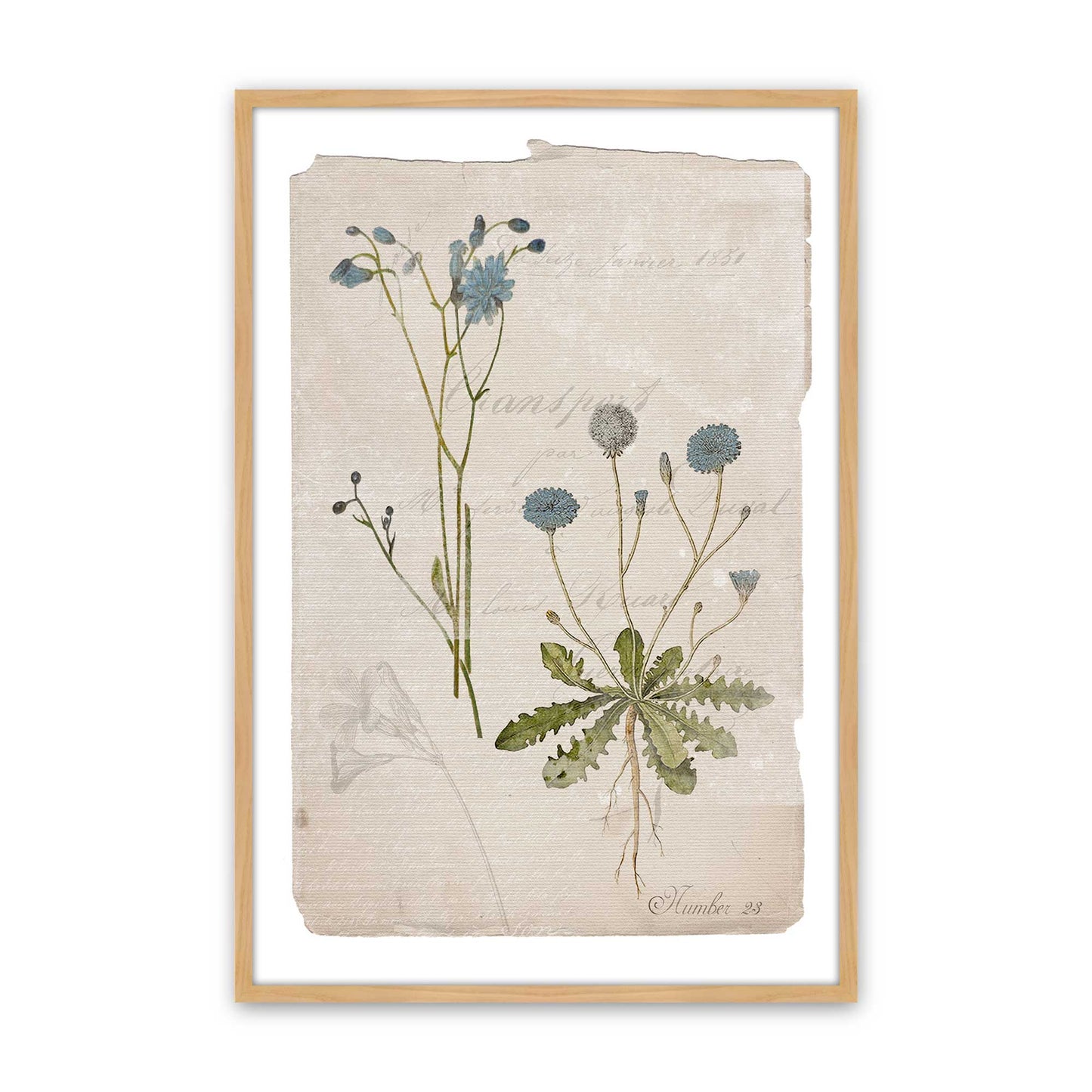 [Color:American Maple], Picture of art in a American Maple frame