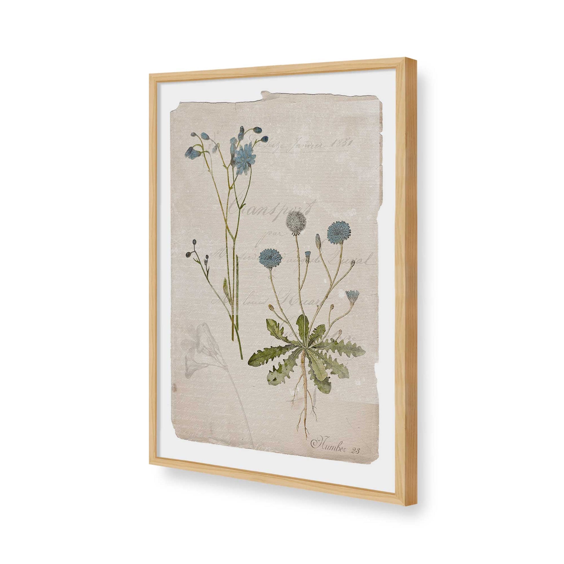 [Color:American Maple], Picture of art in a American Maple frame of the corner
