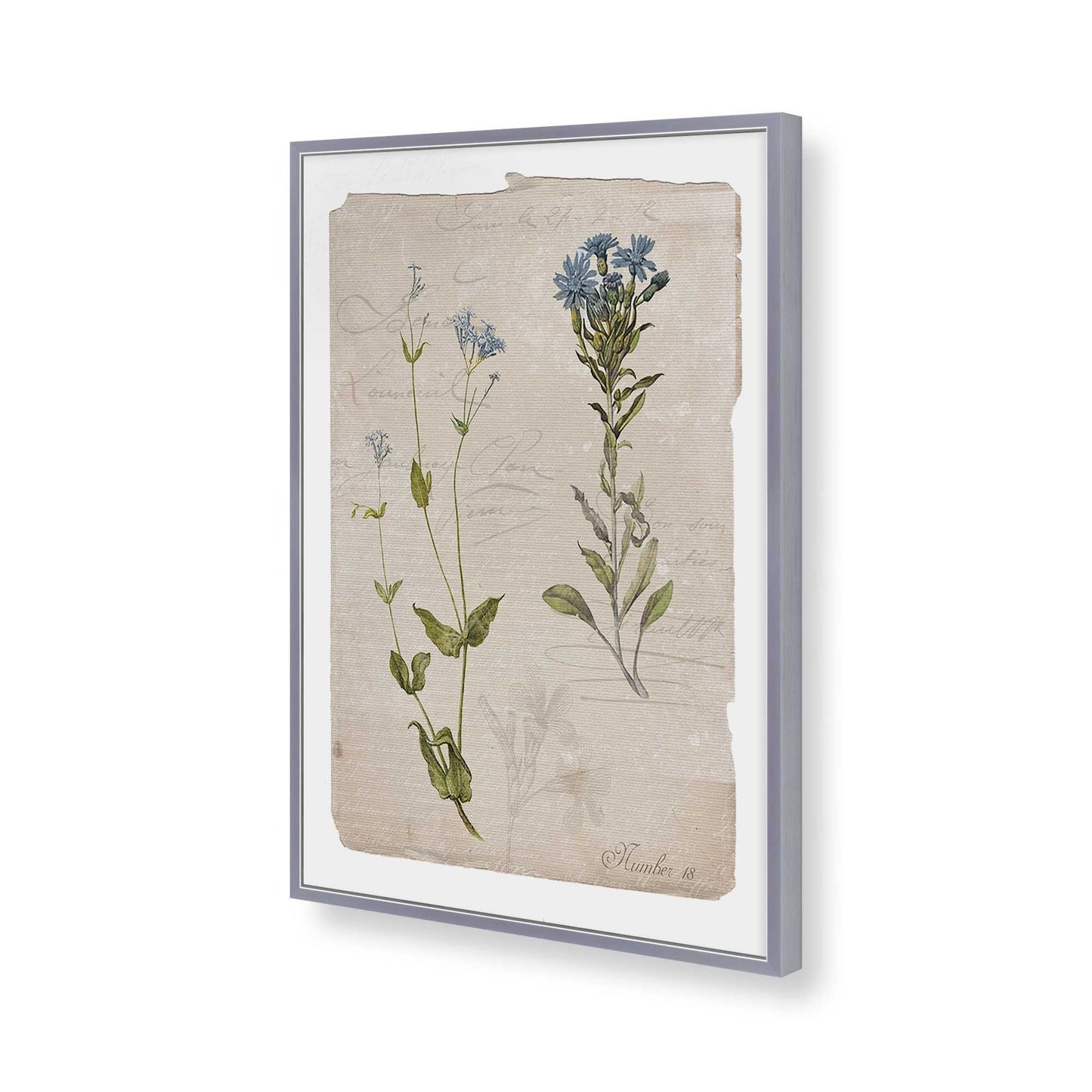[Color:Polished Chrome], Picture of art in a Polished Chrome frame of the corner