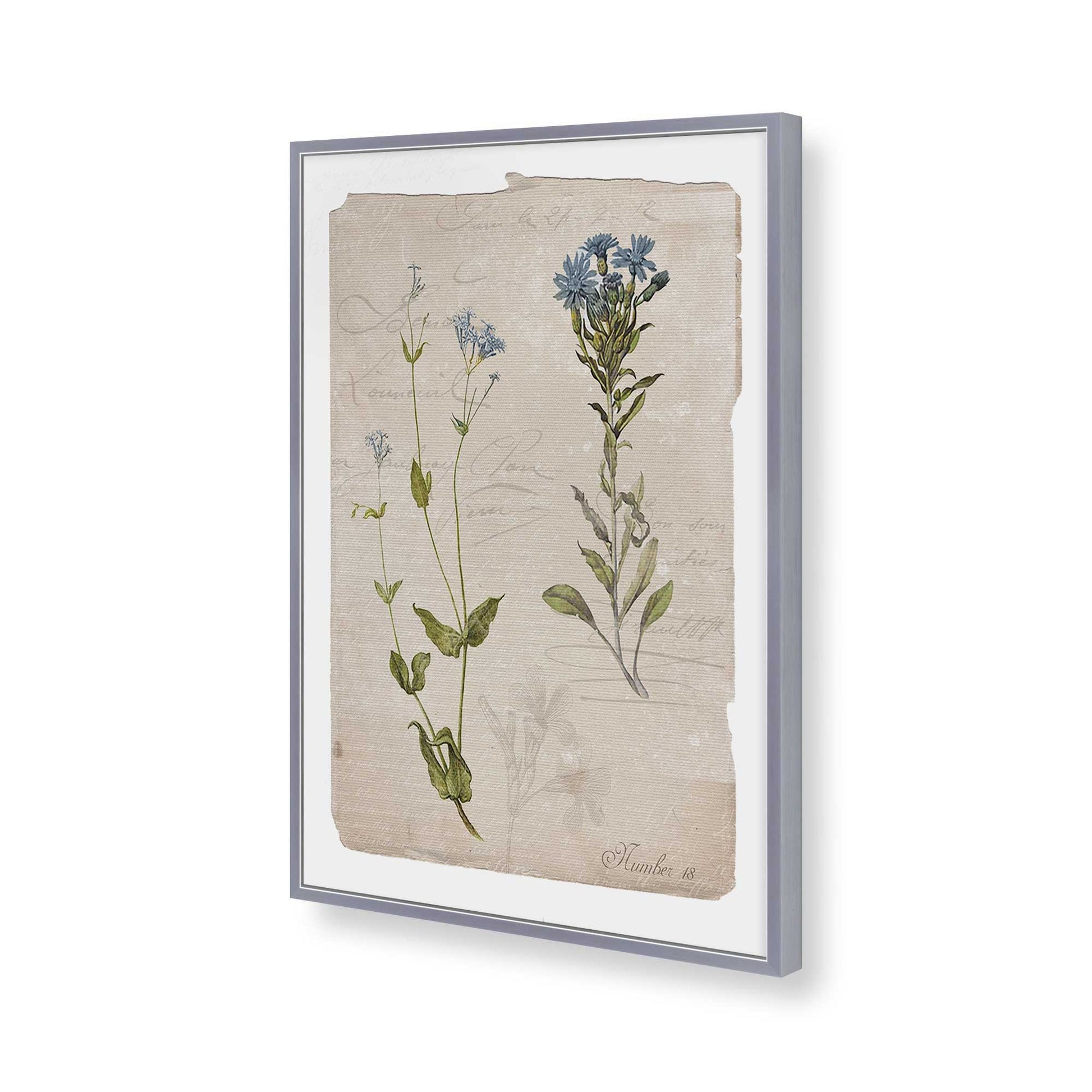 [Color:Polished Chrome], Picture of art in a Polished Chrome frame of the corner