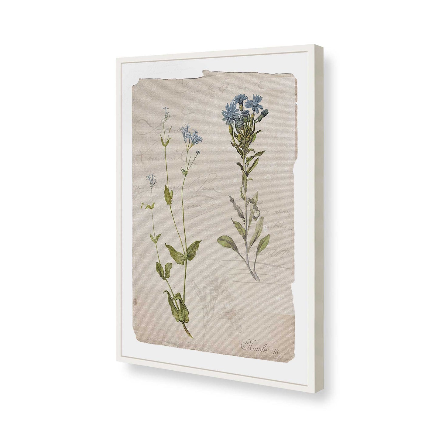 [Color:Opaque White], Picture of art in a Opaque White frame of the corner