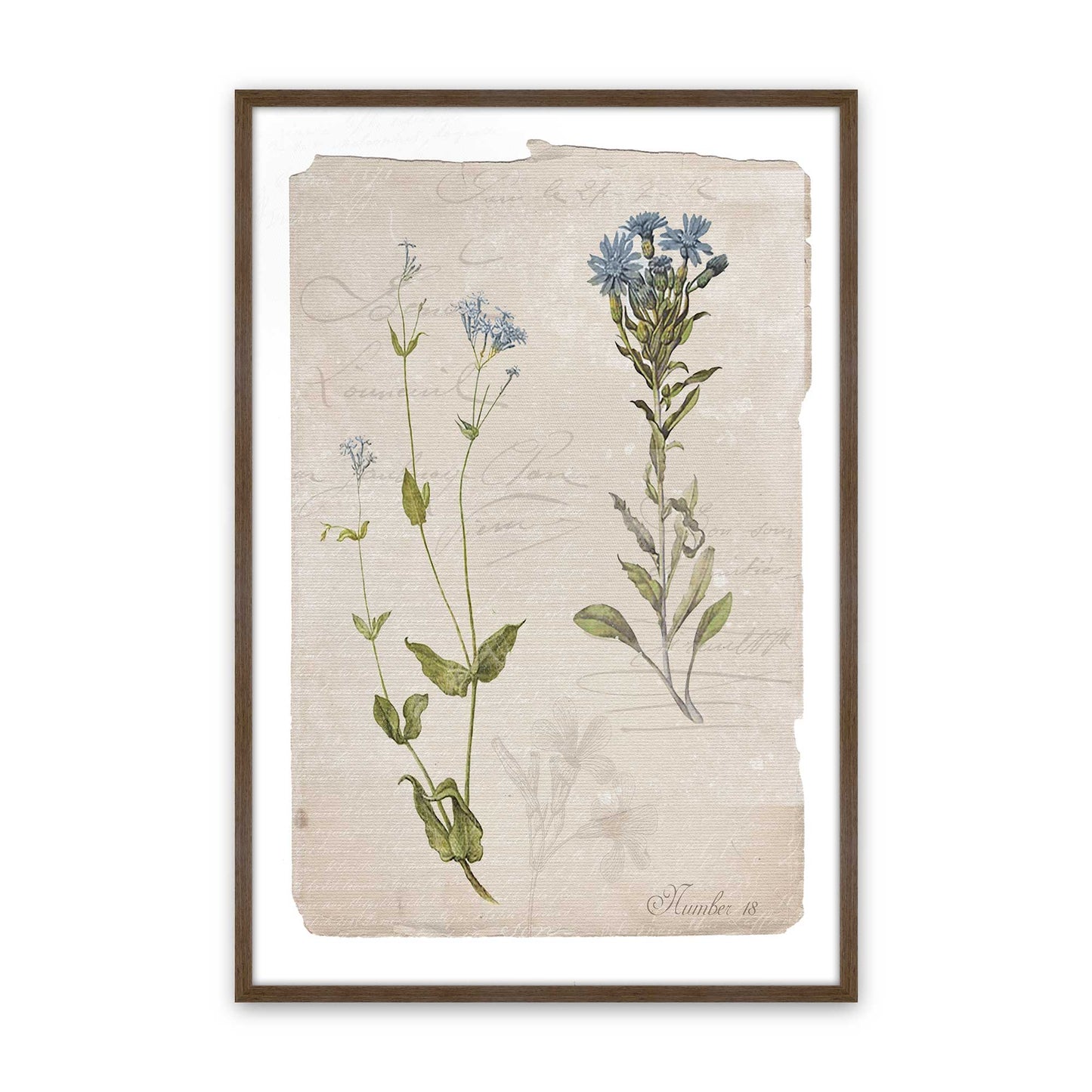 [Color:Walnut], Picture of art in a Walnut frame