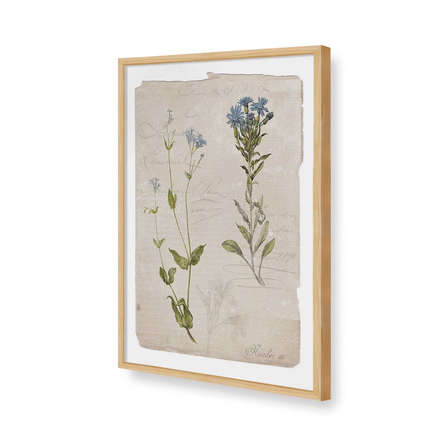 [Color:American Maple], Picture of art in a American Maple frame of the corner