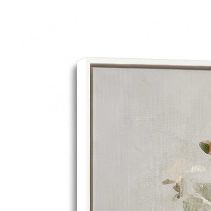 [Color:Opaque White], Picture of art in a White frame at an angle