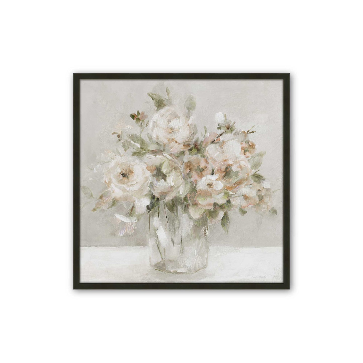 [Color:Satin Black], Picture of art in a Satin Black frame
