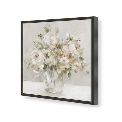 [Color:Satin Black], Picture of art in a Satin Black frame of the corner