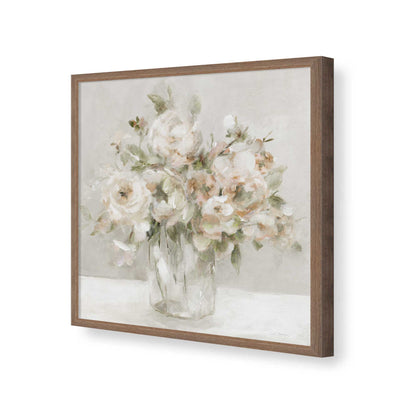 [Color:Walnut], Picture of art in a Walnut frame of the corner