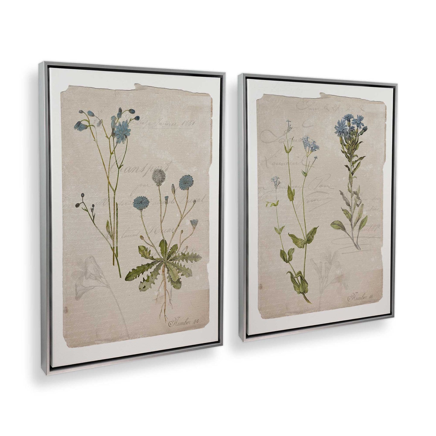 [Color:Polished Chrome], Picture of art in a Polished Chrome frame at an angle