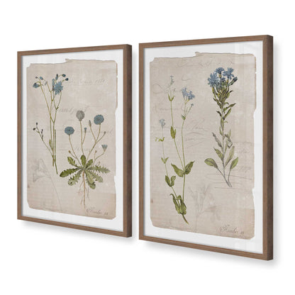 [Color:Walnut], Picture of art in a Walnut frame at an angle