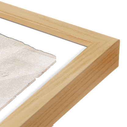 [Color:American Maple], Picture of art in a American Maple frame of the corner