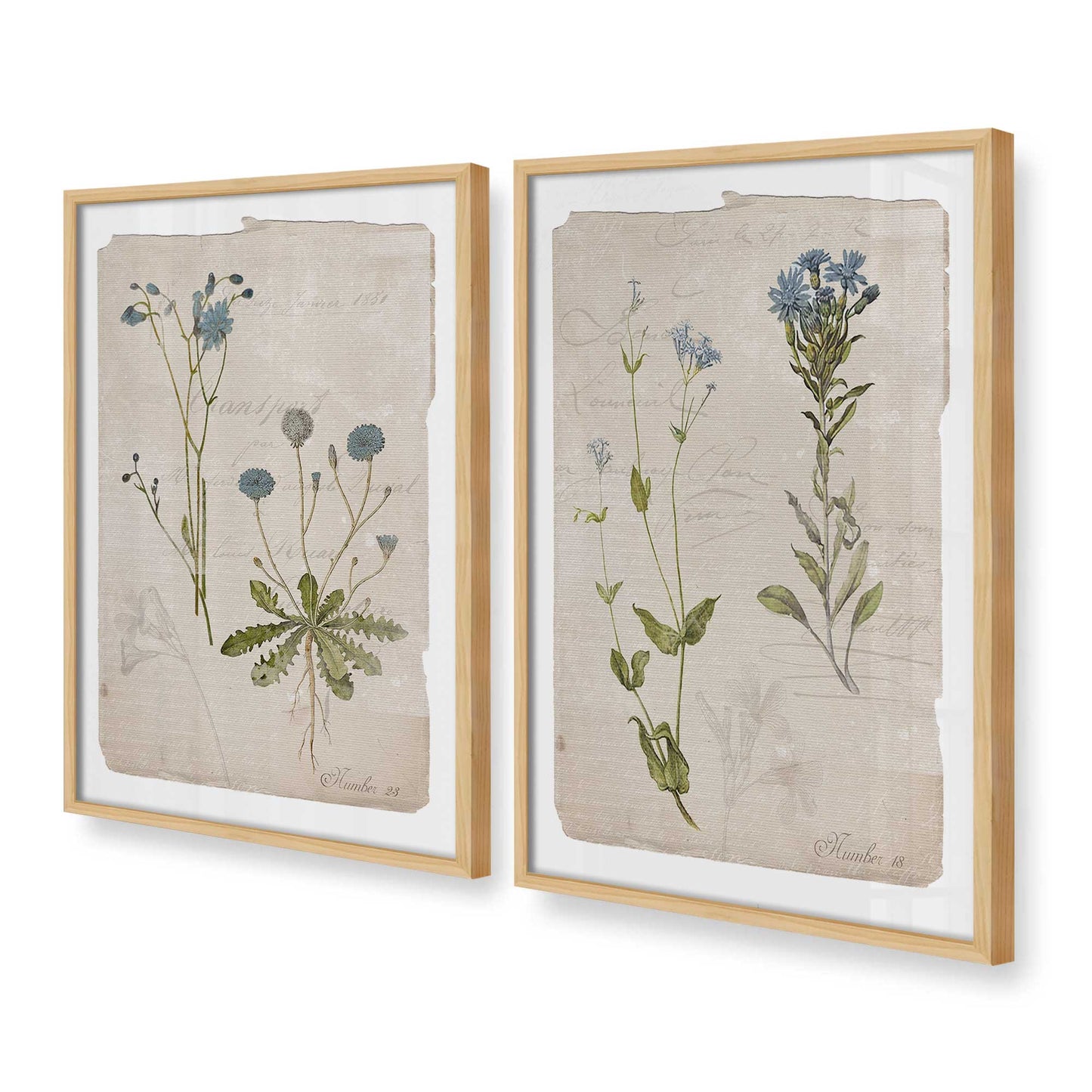 [Color:American Maple], Picture of art in a American Maple frame at an angle