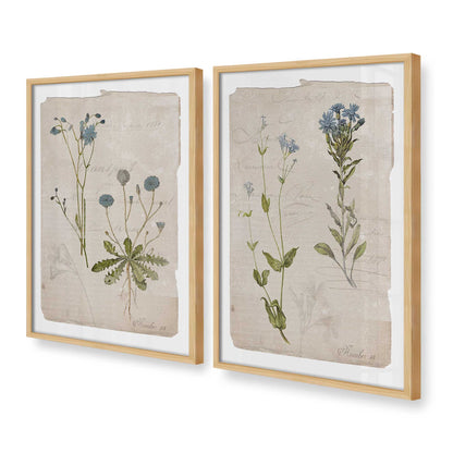 [Color:American Maple], Picture of art in a American Maple frame at an angle