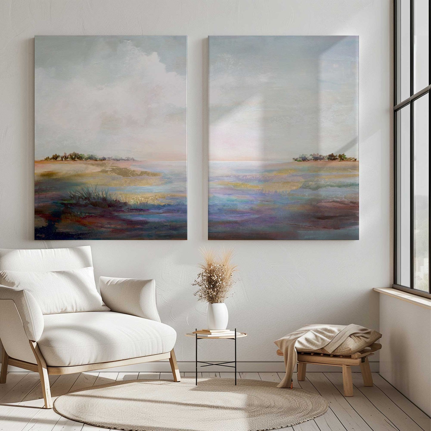 [Color:Stretched Canvas], Picture of art in a room