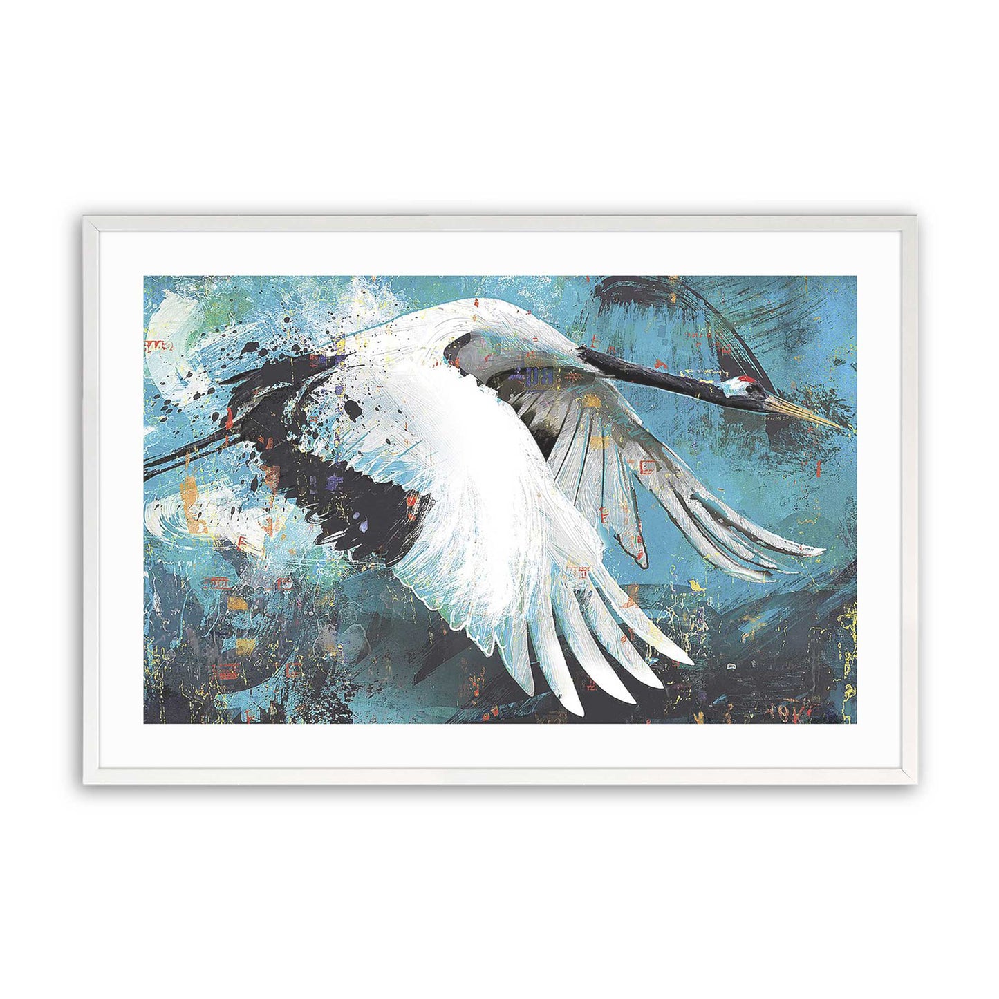 [Color:Opaque White], Picture of art in a Opaque White frame