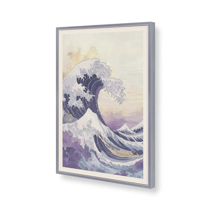 [Color:Polished Chrome], Picture of art in a Polished Chrome frame of the corner