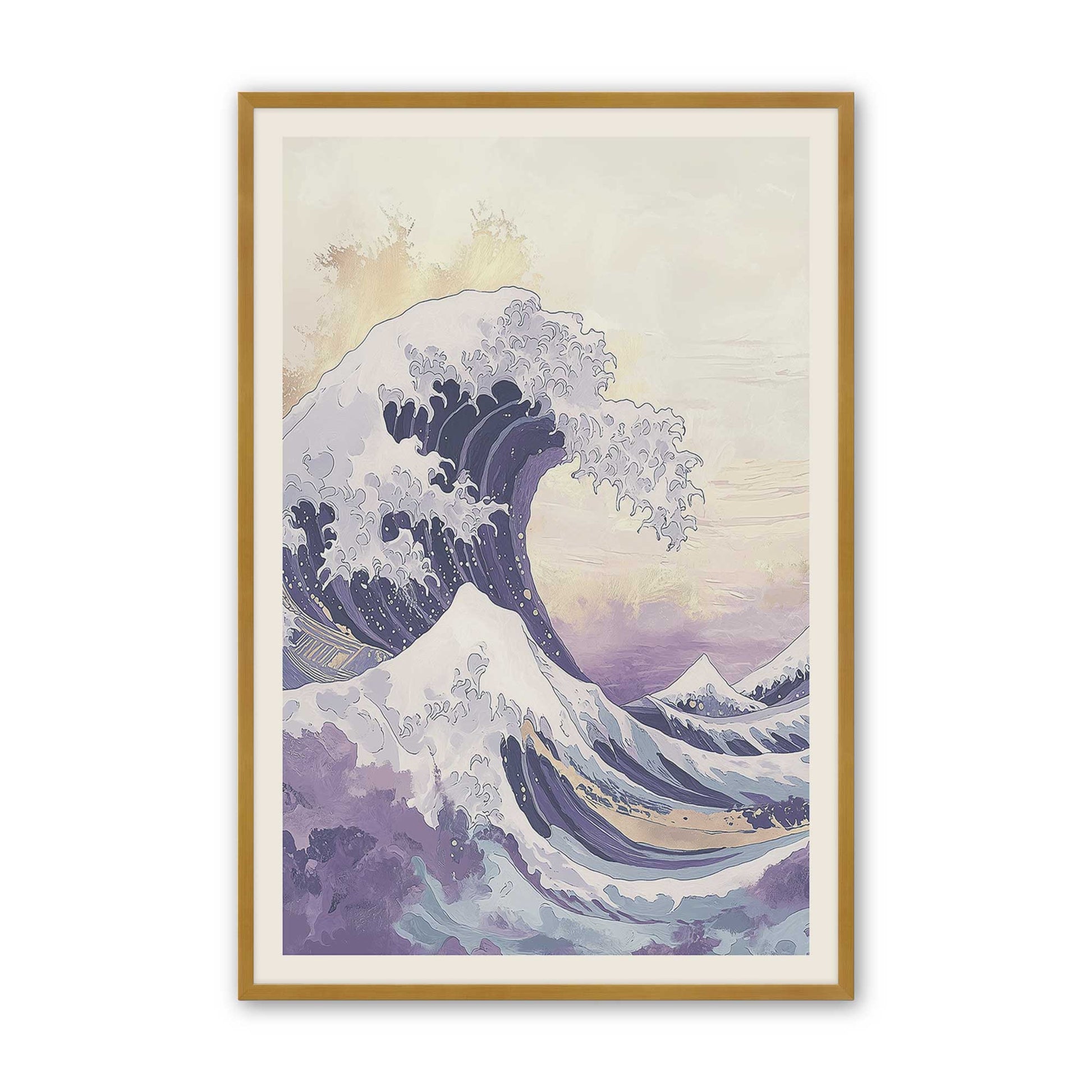[Color:Polished Gold], Picture of art in a Polished Gold frame