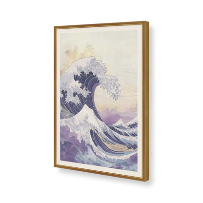 [Color:Polished Gold], Picture of art in a Polished Gold frame of the corner